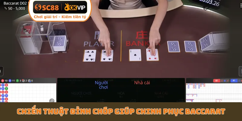 Chiến thuật đỉnh chóp giúp chinh phục Baccarat
