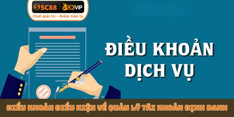 Điều khoản điều kiện về quản lý tài khoản định danh
