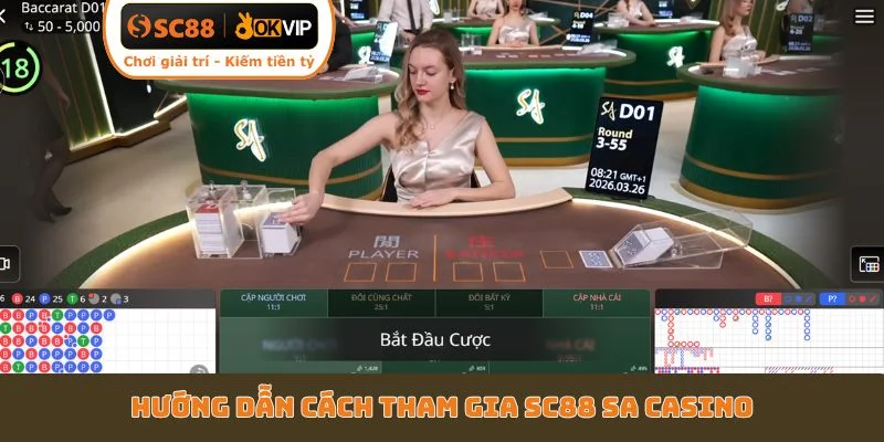 Hướng dẫn cách tham gia SC88 SA Casino